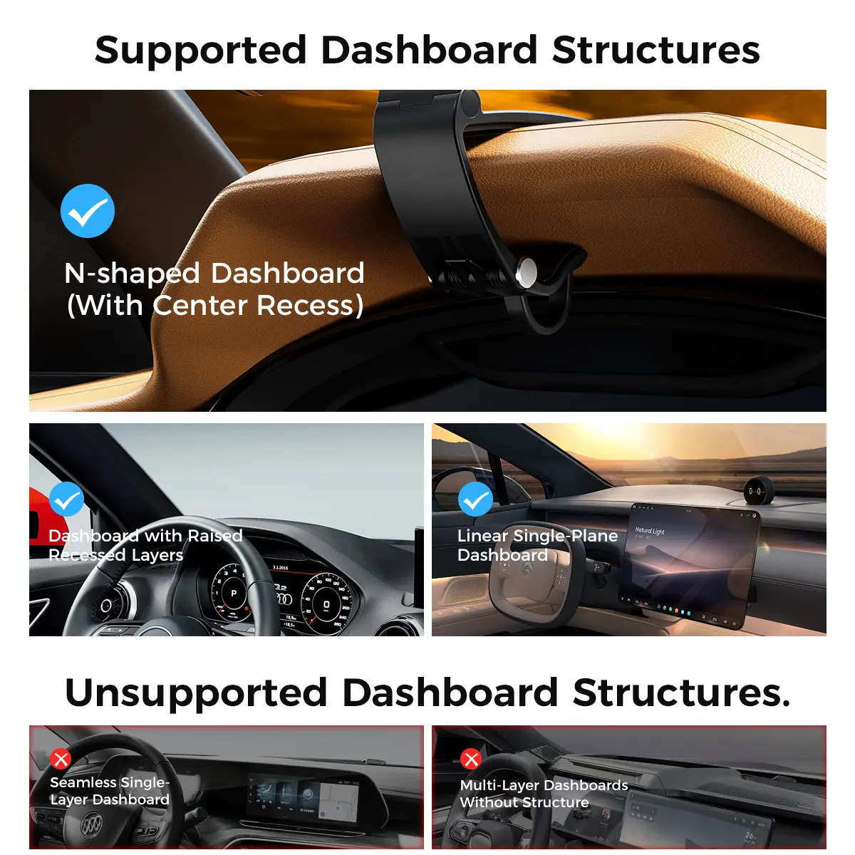 Ultra-strong Magnetic Car Mount🔥Holds Your Phone Even On The Roughest Roads.