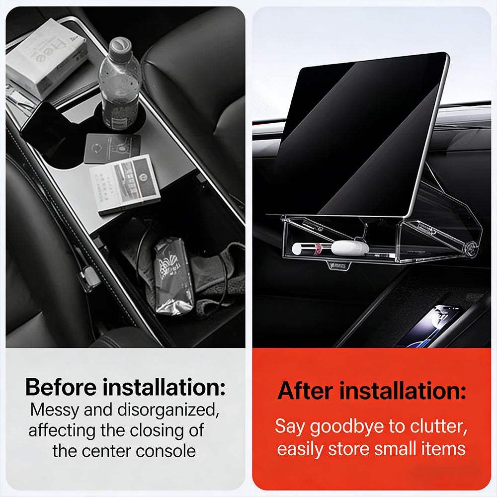 Magnetic Center Console Storage Box for Tesla Model 3 & Model Y