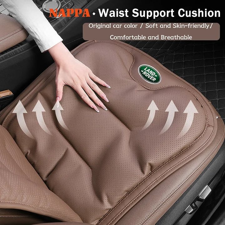 Hot-Selling 🔥Car Seat Cushion Premium Nappa Leather Comfortable Seat Back