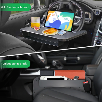 2-in-1 Steering Wheel Desk with Seat Gap Filler
