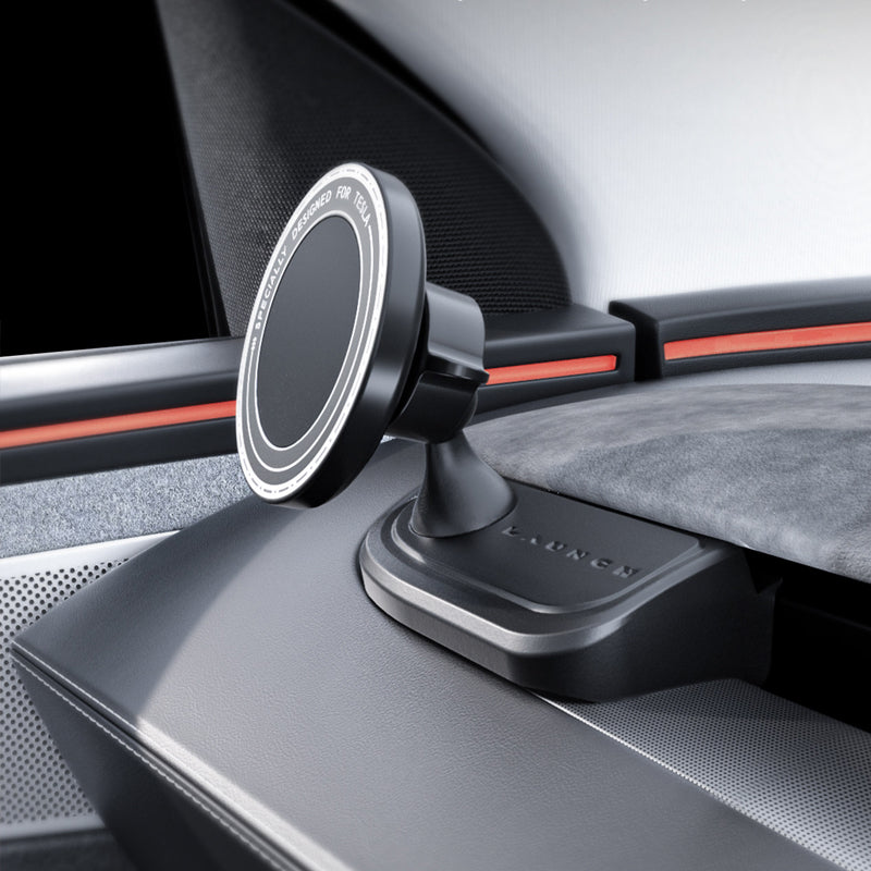 Evgearx Custom Fit Magnetic Phone Mount for Tesla Model 3/Y 2025 Refresh (Juniper/Highland)