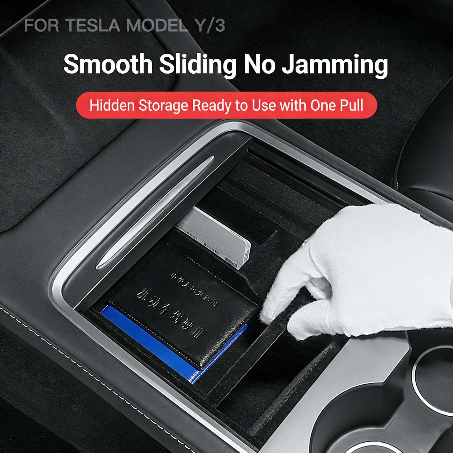 Center Console Storage Tray for Model 3 & Model Y