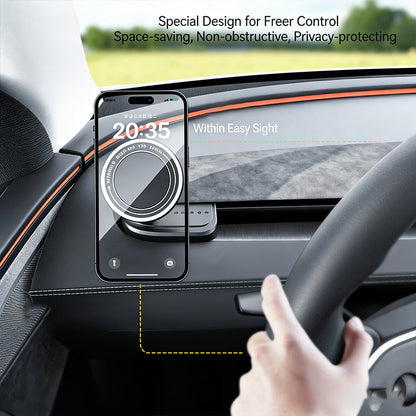 Evgearx Custom Fit Magnetic Phone Mount for Tesla Model 3/Y 2025 Refresh (Juniper/Highland)