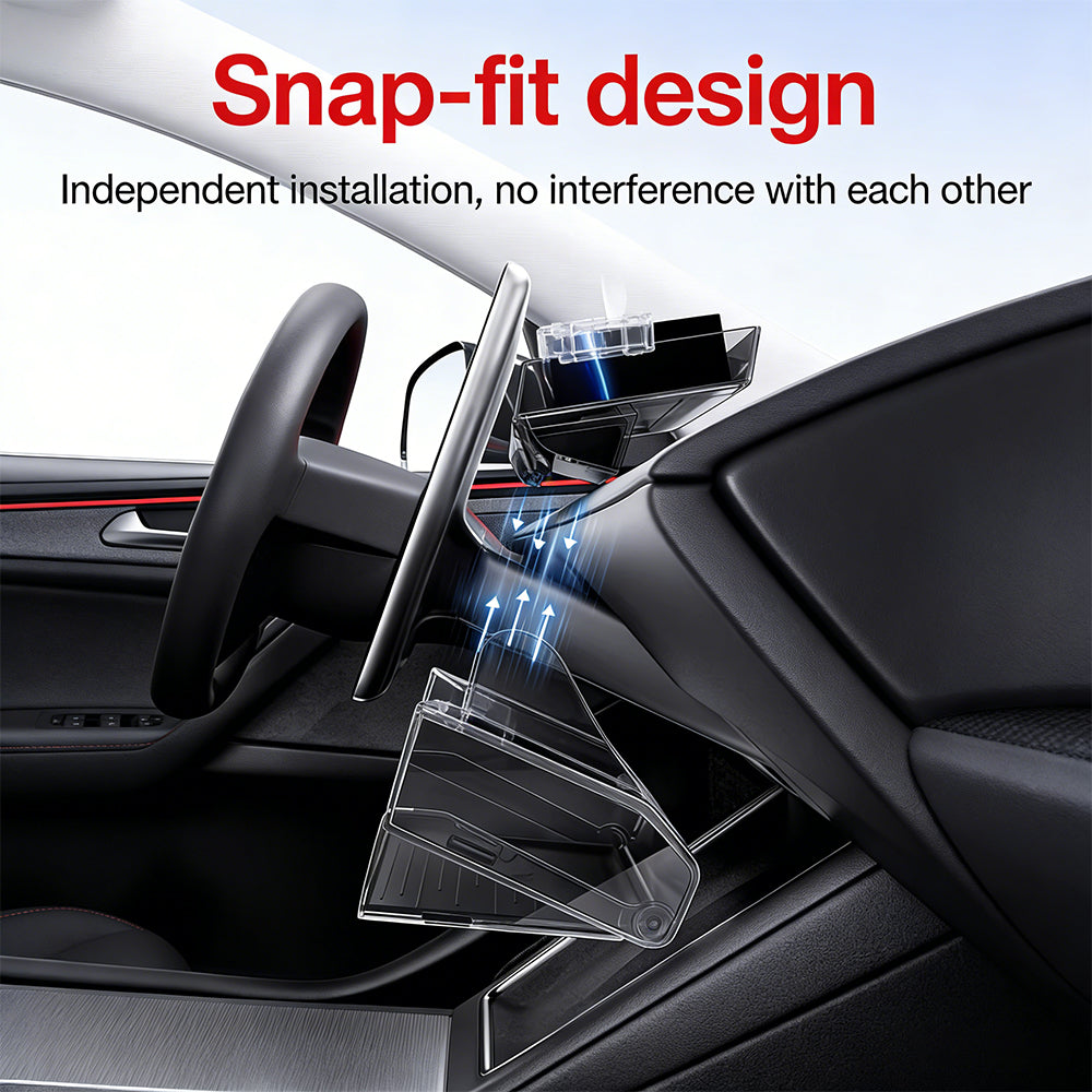 Magnetic Center Console Storage Box for Tesla Model 3 & Model Y