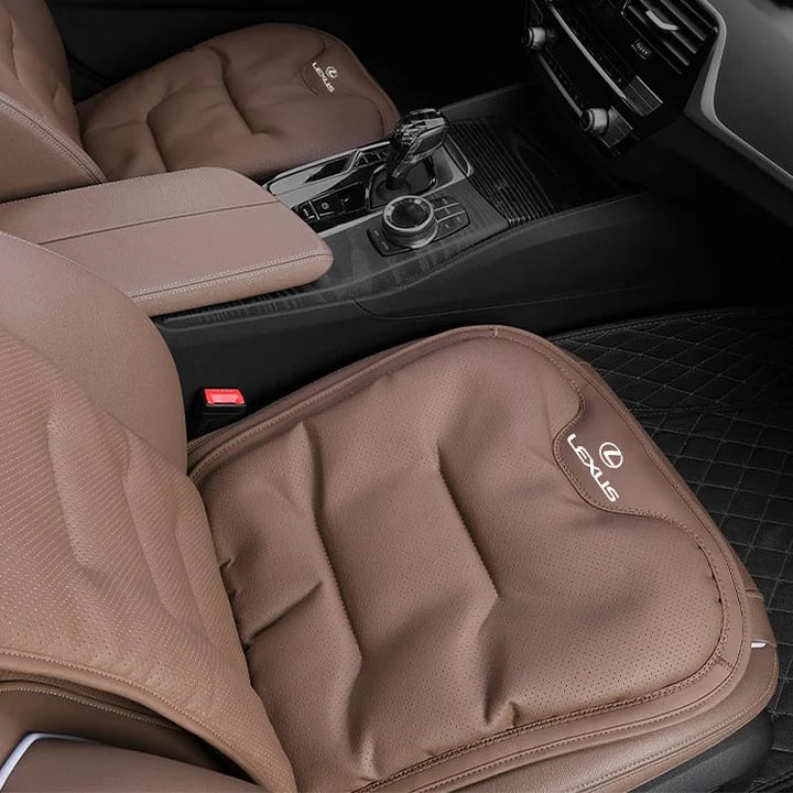 Hot-Selling 🔥Car Seat Cushion Premium Nappa Leather Comfortable Seat Back