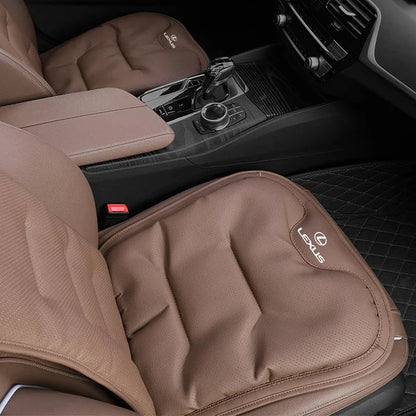 Hot-Selling 🔥Car Seat Cushion Premium Nappa Leather Comfortable Seat Back