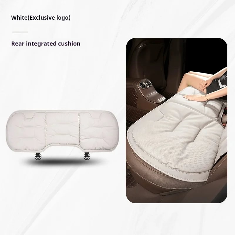 Hot-Selling 🔥Car Seat Cushion Premium Nappa Leather Comfortable Seat Back